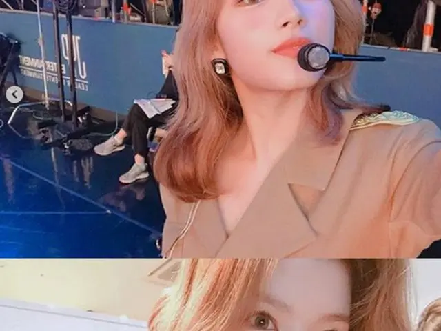 「TWICE」サナ、オンラインコンサートでも変わらぬ美しさ...キラキラ輝くセルカを公開（提供:OSEN）
