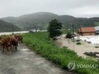 １０日間で死亡・行方不明４２人　被災者７千人に迫る＝韓国豪雨