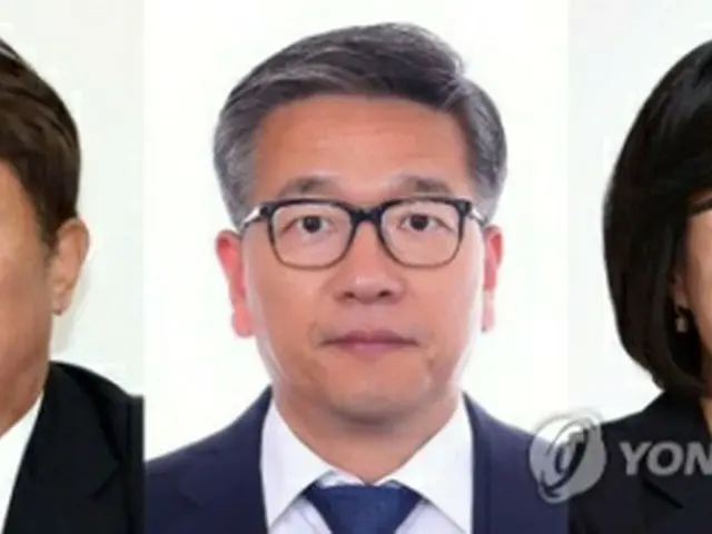 青瓦台の政務、民情、市民社会の各首席秘書官に内定した（左から）崔宰誠氏、金宗浩氏、金霽南氏（資料写真）＝（聯合ニュース）