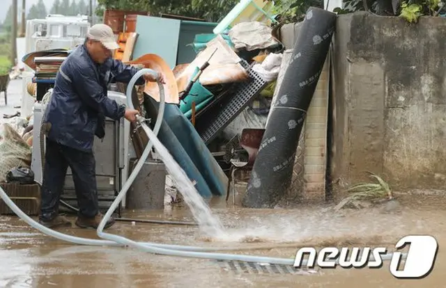韓国で11日間の豪雨、死者・行方不明者42人＝被災者は7512人、施設被害は2万件に（画像:news1）