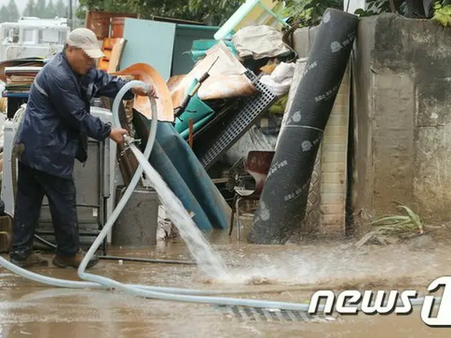 韓国で11日間の豪雨、死者・行方不明者42人＝被災者は7512人、施設被害は2万件に（画像:news1）