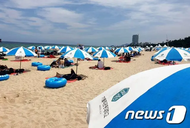 韓国の江陵にある海水浴場（提供:news1）
