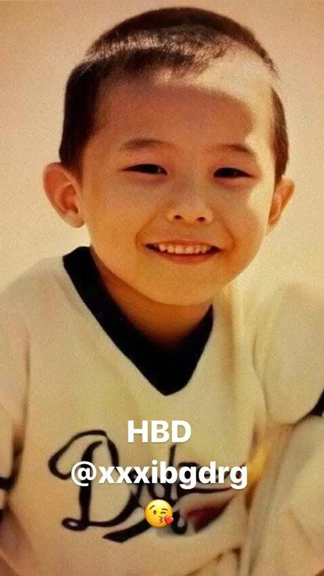 G-DRAGON（BIGBANG）、本日（8/18）誕生日…姉のクォン・ダミさんが“ちびっ子時代公開”で祝福（提供:OSEN）