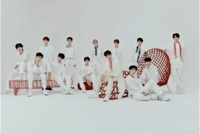 SEVENTEEN（所属事務所提供）＝（聯合ニュース）≪転載・転用禁止≫