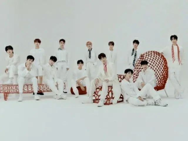 SEVENTEEN（所属事務所提供）＝（聯合ニュース）≪転載・転用禁止≫