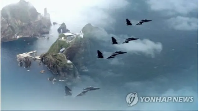 ロシアの軍用機6機が韓国防空識別圏に進入した＝（聯合ニュースTV）