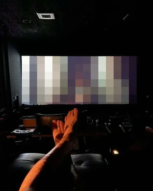 劇場で「ただ悪より救いたまえ」スクリーンを写メしてSNS投稿、新世界グループ副会長が違法撮影で物議（画像:news1）