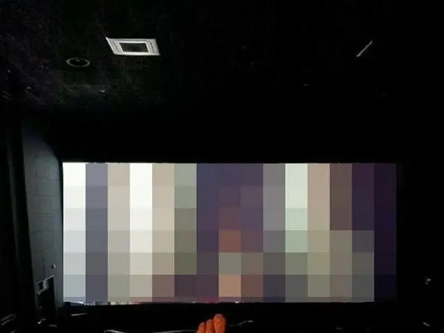 劇場で「ただ悪より救いたまえ」スクリーンを写メしてSNS投稿、新世界グループ副会長が違法撮影で物議（画像:news1）