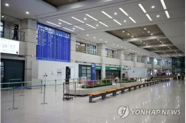 ２０２０年６月１０日の仁川国際空港到着ロビーの様子（資料写真）＝（聯合ニュース）