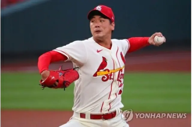 メジャー初勝利を挙げた金広鉉（ゲッティーイメージ＝ＡＦＰ）＝（聯合ニュース）