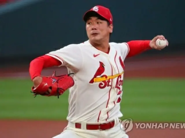 メジャー初勝利を挙げた金広鉉（ゲッティーイメージ＝ＡＦＰ）＝（聯合ニュース）