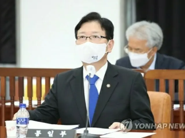 国会情報委員会に出席した統一部の徐虎（ソ・ホ）次官＝24日、ソウル（聯合ニュース）