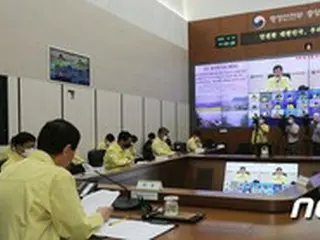 韓国、台風8号北上で警報「注意」に引き上げ＝対策本部1段階を稼働