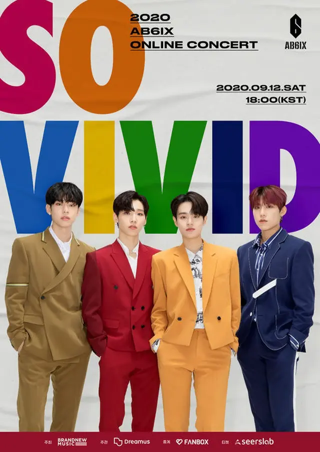 「AB6IX」、9月12日に初のオンラインコンサート「SO VIVID」開催…「期待感UP」(提供:OSEN ）