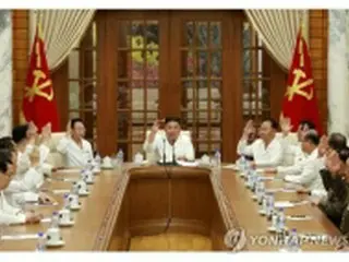 金正恩氏が党政治局会議開催　台風・コロナ対策を指示