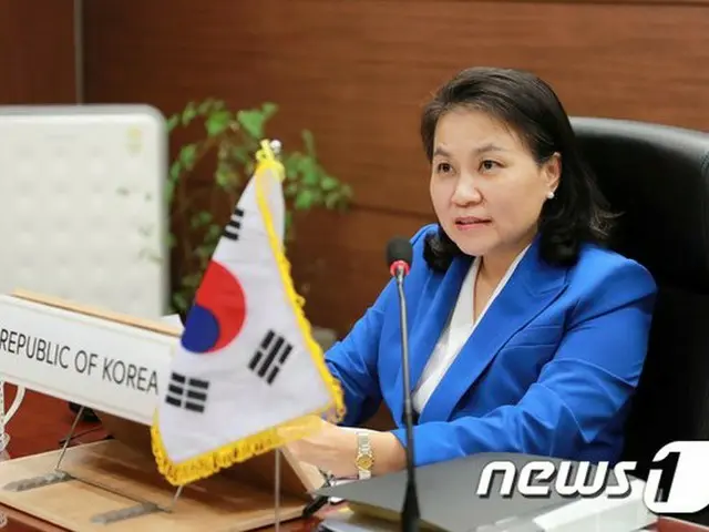 韓国産業通商資源省の兪明希 通商交渉本部長（提供:news1）
