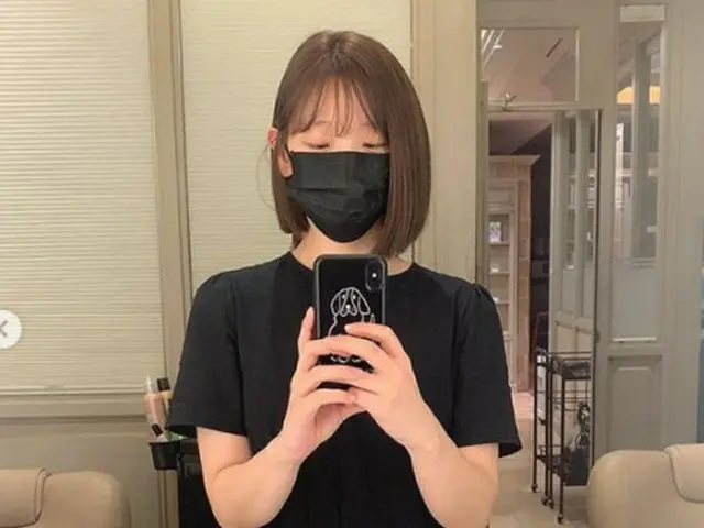 女優パク・ソダムが短髪に変身した近況を伝えた。（提供:OSEN）