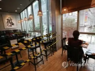 韓国首都圏のチェーン系カフェ　持ち帰り・出前営業のみ＝30日から