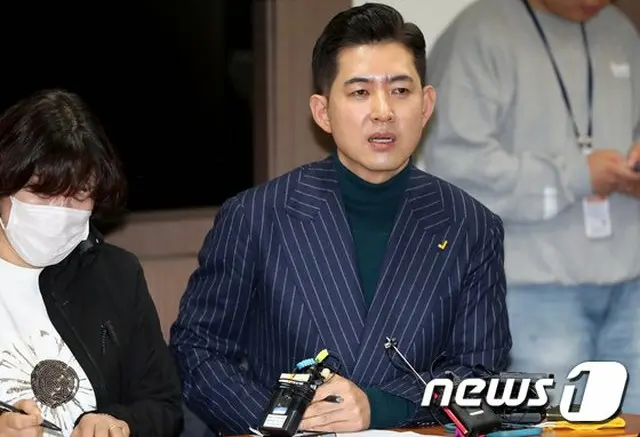 “ナッツリターン”被害者パク・チャンジン氏、「正義党」党代表に挑戦（画像提供:wowkorea）