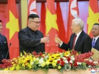 金正恩氏　ベトナム主席に祝電＝関係発展に期待