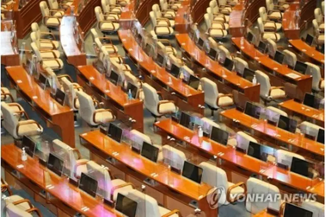 国会本会議場（国会提供）＝（聯合ニュース）≪転載・転用禁止≫