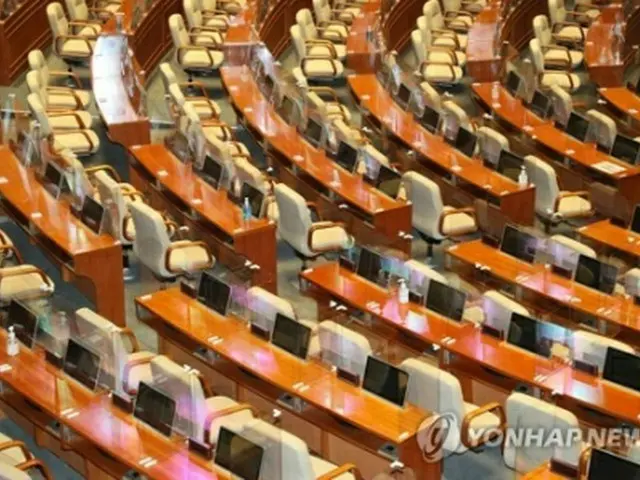 国会本会議場（国会提供）＝（聯合ニュース）≪転載・転用禁止≫