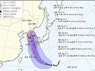 台風10号「ハイシェン」、7日に朝鮮半島直撃…プサン（釜山）上陸後カンヌン（江陵）へ移動