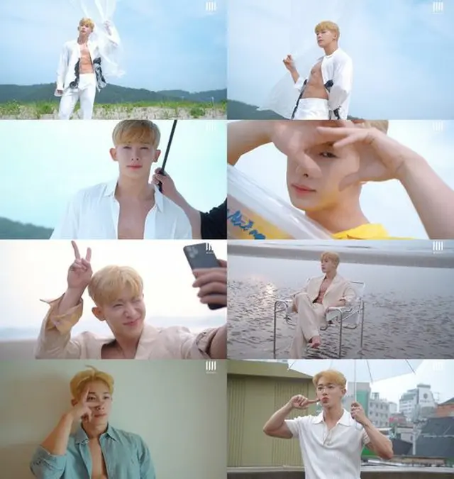 「MONSTA X」出身のウォノがジャケットメイキング映像を通じて、多彩な魅力を発揮した。（画像提供:wowkorea）