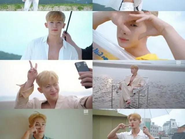 「MONSTA X」出身のウォノがジャケットメイキング映像を通じて、多彩な魅力を発揮した。（画像提供:wowkorea）
