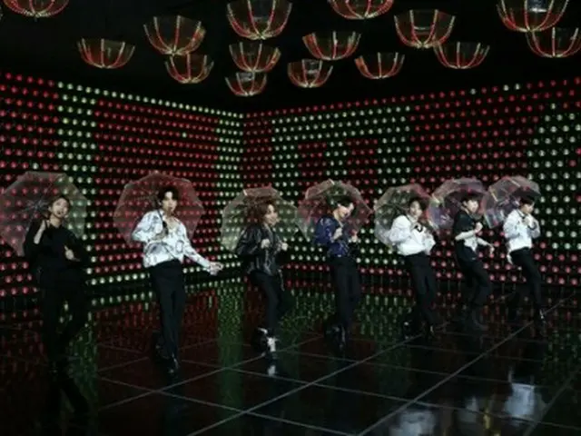 BTSのオンライン公演（所属事務所提供）＝（聯合ニュース）≪転載・転用禁止≫