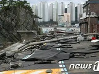 「台風10号・ハイシェン」により行方不明者1人・負傷者5人…7万5237世帯で停電＝韓国