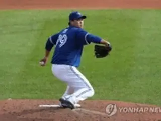 ブルージェイズ柳賢振　今季４勝目＝大リーグ