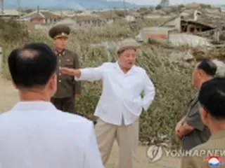 北朝鮮が水害被災地でのコロナ防疫強調　「マスク着用で復旧作業」