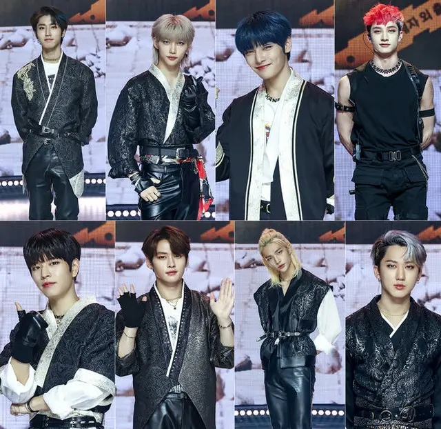 「Stray Kids」が派手なカムバックショーケースを開催し、新曲「Back Door」の舞台を世界初公開した。（画像提供:OSEN）