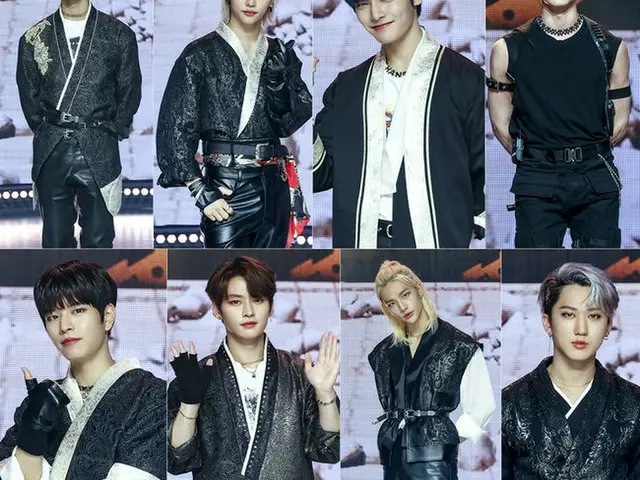「Stray Kids」が派手なカムバックショーケースを開催し、新曲「Back Door」の舞台を世界初公開した。（画像提供:OSEN）