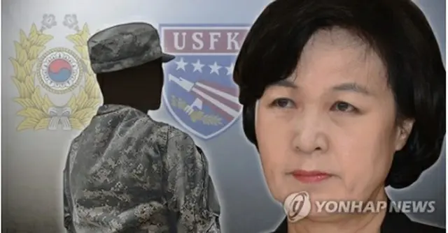 秋美愛・法務部長官（コラージュ）＝（聯合ニュース）
