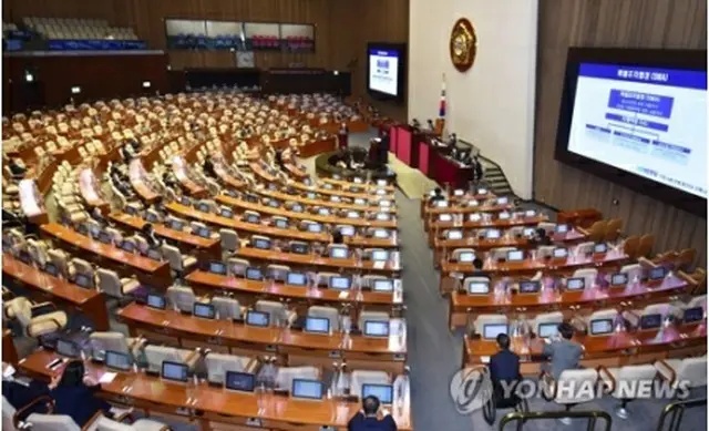国会で開かれた対政府質疑（資料写真）＝（聯合ニュース）