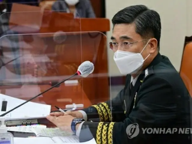 人事聴聞会で答弁する徐氏＝16日、ソウル（聯合ニュース）
