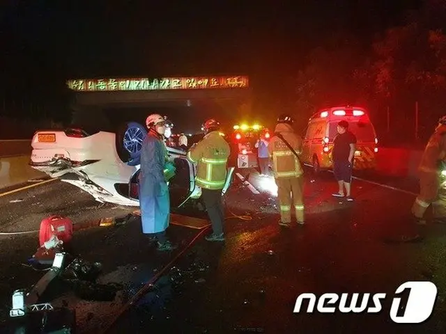 クァチョン（果川）-ボンダム（峰潭）高速道路で4台の玉突き事故…3人が重軽傷（提供:news1）