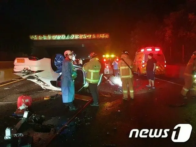 クァチョン（果川）-ボンダム（峰潭）高速道路で4台の玉突き事故…3人が重軽傷（提供:news1）