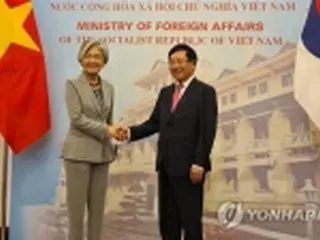 ハノイで韓国・ベトナム外相会談　入国手続き簡素化など協議