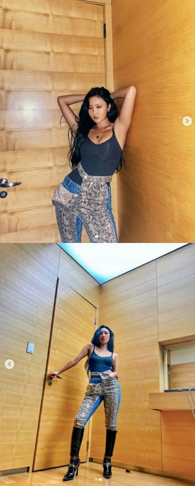 ファサ（MAMAMOO）、楽屋でも画報のような雰囲気…“完璧なセクシーとはこのこと”（画像提供:wowkorea）