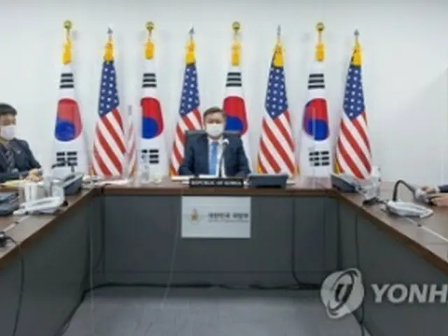 韓米は９日と１１日にＫＩＤＤを開催した。１１日の協議の様子（国防部提供）＝（聯合ニュース）≪転載・転用禁止≫
