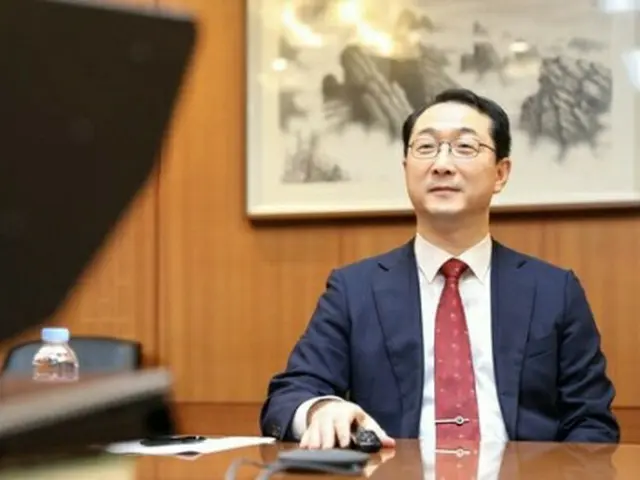 金健氏（外交部提供）＝（聯合ニュース）≪転載・転用禁止≫
