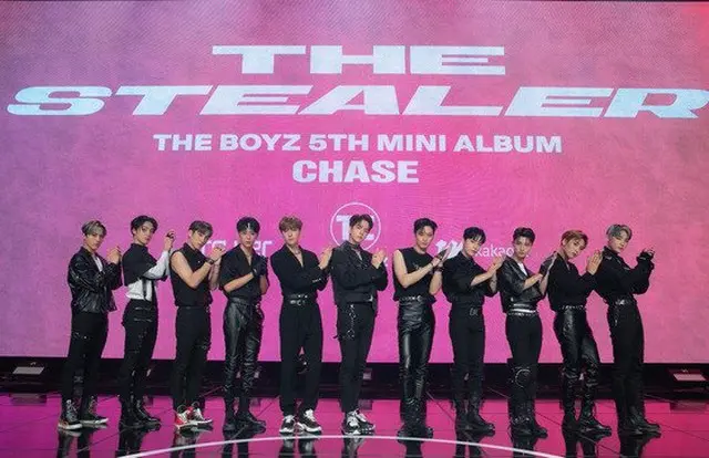 「THE BOYZ」、音源チャート1位＆自己最高記録達成「とんでもない奇跡…“THE B”の皆さんに感謝している」（画像提供:wowkorea）