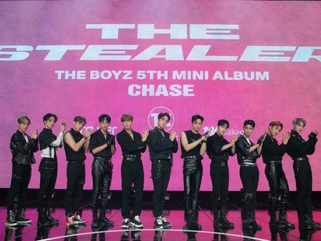 「THE BOYZ」、音源チャート1位＆自己最高記録達成「とんでもない奇跡…“THE B”の皆さんに感謝している」（画像提供:wowkorea）