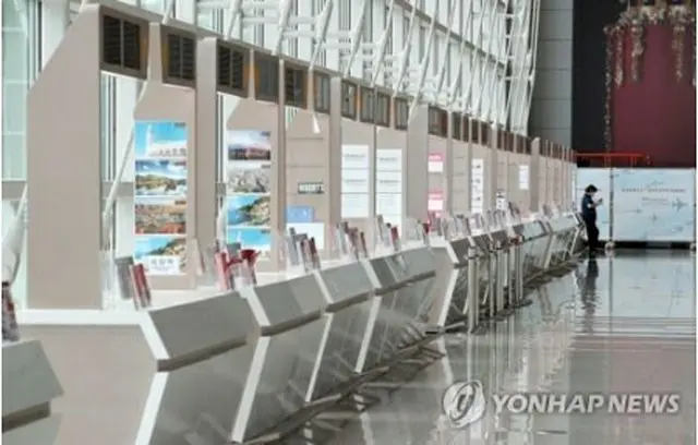 仁川国際空港内に設置されている旅行会社のブース（資料写真）＝（聯合ニュース）