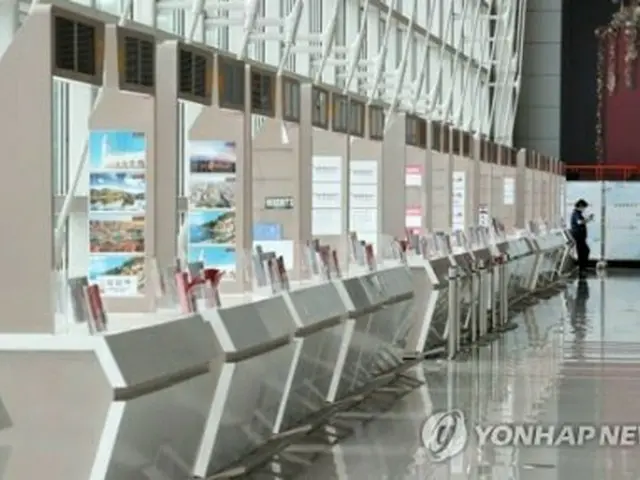 仁川国際空港内に設置されている旅行会社のブース（資料写真）＝（聯合ニュース）