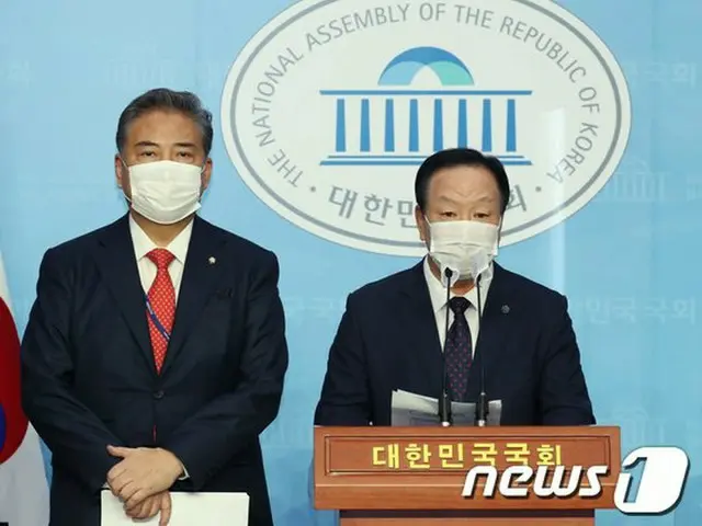 韓国最大野党“国民の力” のハン・ギホ議員は、24日午前 記者会見を開いた（画像提供:wowkorea）