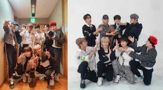 「Stray Kids」、「M COUNTDOWN」1位祝う…「1位歌手のように見えますか？」（画像提供:wowkorea）